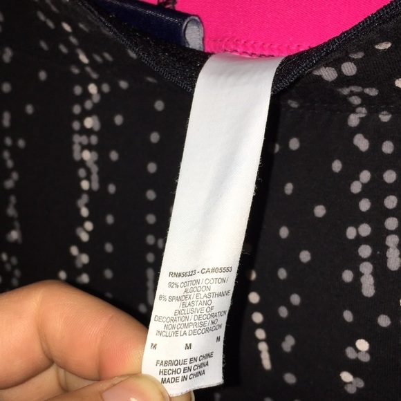 Nike Capri cropped ankle leggings size medium Nike pants workout active wear - Picture 5 of 7